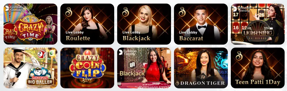 Jeux de casino en direct FAMBET CASINO