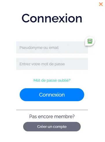 Connexion des membres du FAMBET CASINO