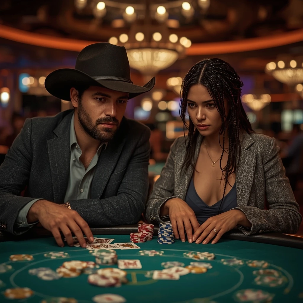 photo de deux joueurs de poker FamBet Casino